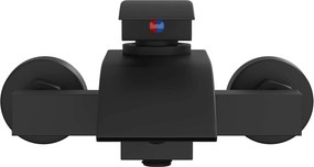 vidaXL Μίξερ ντους Μαύρο G 1 / 2 ίντσες