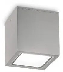 Απλίκα Φωτιστικό Τοίχου GU10 20W IP54 Γκρι Techo 326894 Ideal Lux-326894-Γκρι 326894