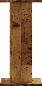vidaXL Βάσεις Φυτών 2 τεμ. Όψη Παλαιού Ξύλου 30x30x60 εκ. Επεξ. Ξύλο