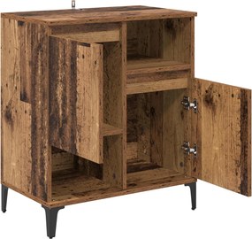 vidaXL Πλαϊνό γραφείο Παλιό ξύλο 60 x 35 x 70 cm Επεξεργασμένο ξύλο