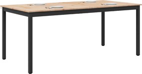 vidaXL Τραπεζαρία Φυσικό 180 x 90 x 75 cm Στερεά ξυλεία πεύκου