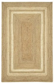 Χαλί Mazir Inart μπεζ-εκρού γιούτα 120x180x1εκ 302-000009 302-000009 Καφέ
