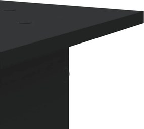 vidaXL Βάσεις Ηχείων 2 Τεμ. Μαύρες 30x30x95 εκ. Επεξ. ΞύλοΞύλο δρυός