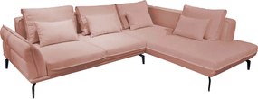 Γωνιακός καναπές Dijon-Roz-Αριστερή - 285.00 Χ 227.00 Χ 90.00