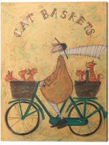 Εκτύπωση καμβά Sam Toft - Cat Baskets