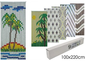 Κουρτίνα Πλαστική 100x220cm Σε 6 Σχέδια