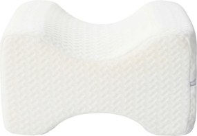 vidaXL Knee Pillow Λευκός Αφρός μνήμης και Πολυεστέρας