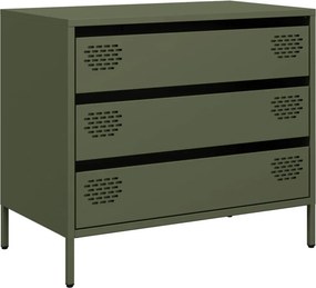 vidaXL Ντουλάπι Λαδί 68x39x58,5 εκ. από Χάλυβα Ψυχρής Έλασης