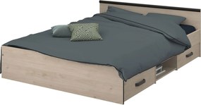 Κρεβάτι Novel-140 x 190-Fusiko-Mavro