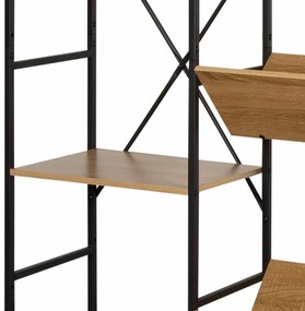 Ράφια Max Home Χάλυβας μελαμίνη τσιπ - ματ 125 x 150 x 27 cm