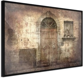 Αφίσα - Mysterious Door - 60x40 - Μαύρο - Χωρίς πασπαρτού