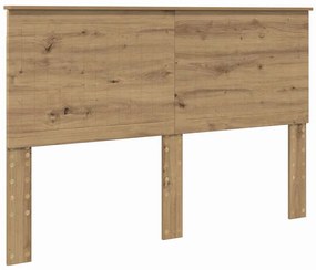 vidaXL Κεφαλάρι με κεφαλάρι Artisan Oak 150 cm Επεξεργασμένο ξύλο