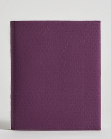 Microsilk Μονόχρωμο Ζακάρ Σεντόνι με Λάστιχο Robola σε 8 Αποχρώσεις Μονό (100x200+40cm) Μελιτζανί