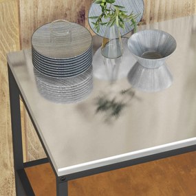 vidaXL Ράφι Κουζίνας HATTEM Σκ rusty 60 x 50 x 92 εκ Ατσάλι