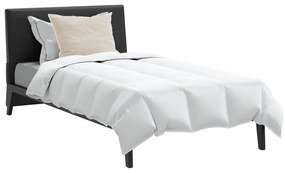 vidaXL Πάπλωμα με μαξιλάρι 2 pcs Λευκό 140 x 200 cm Πούπουλο
