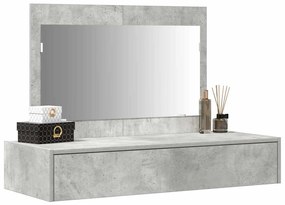 vidaXL Τραπέζι περιποίησης Γκρι 100 x 40 x 70 εκ. Επεξεργασμένο ξύλο