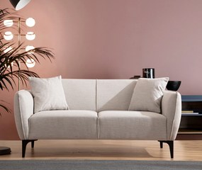 Διθέσιος Καναπές Ζαχαρί (Off White) BELISSIMO 95x160x67
