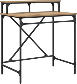 vidaXL Γραφείο Artisan Oak Επεξεργασμένο ξύλο 80 x 50 x 90 cm