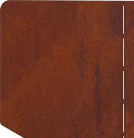vidaXL Περίγραμμα γκαζόν 4 τμχ. 100 x 45 cm Ατσάλι Σκ rusty