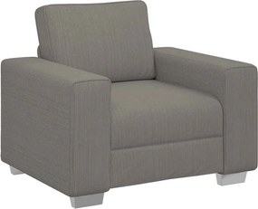 vidaXL Πολυθρόνα Ανοιχτό Γκρι Ύφασμα Κοτλέ 100 x 77 x 82 εκ.