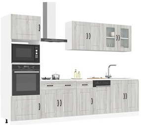 vidaXL Σετ Ντουλάπια Κουζίνας 7 Τεμαχίων Kalmar Επεξεργασμένο Ξύλο