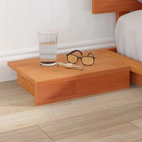 vidaXL Σκελετός Κρεβατιού Καφέ 140 x 190 cm ξύλο