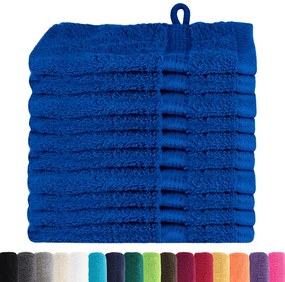 vidaXL Πετσέτες 10 pcs Μπλε 15 x 21 cm Βαμβάκι