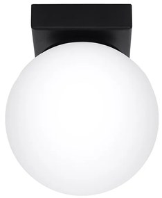Sollux Φωτιστικό οροφής Yoli 1,χάλυβας/γυαλί,1xG9/12w,μαύρο