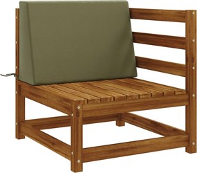 vidaXL Μαξιλάρι πλάτης SOEST 100% Πολυεστέρας Λαδί 60 x 20 x 40 cm