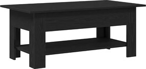 vidaXL Τραπεζάκι σαλονιού Μαύρη Οξυά 102 x 55 x 42 cm