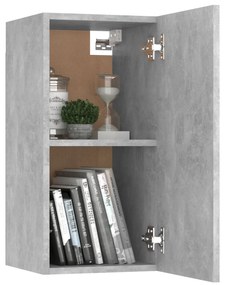 vidaXL Έπιπλα Τηλεόρασης 2 τεμ. Γκρι Σκυρ. 30,5x30x60 εκ. Επεξ. Ξύλο