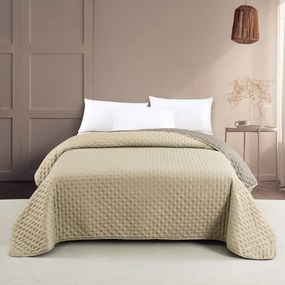 Κουβερλί King Size (260x240) 2 Όψεων Melinen Renzo Ecru/Grey