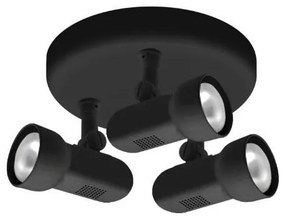 Σποτ Φωτιστικό Οροφής IP20 Mega R63 ΙII ΦOS_ME-17-00303-2-Μαύρο 17-00303-2