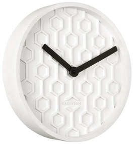 Ρολόι Τοίχου Honeycomb KA5869WH 31x5cm White Karlsson Cement