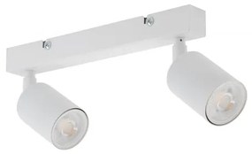 Πλαφονιέρα Φωτιστικό Οροφής 2xGU10 10W IP20 Top TK Lighting 6198 Λευκό