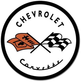 Μεταλλική πινακίδα CORVETTE 1953 CHEVY - Chevrolet logo
