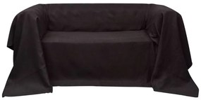 Κάλυμμα Καναπέ Καφέ 270 x 350 εκ. από Micro-suede