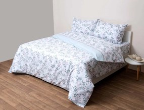 Σετ Παπλωματοθήκη Υπέρδιπλη 220x240 Premium 5008 Μέντα Anna Riska