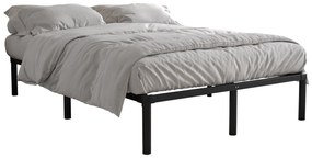Κρεβάτι Hartford 427, Διπλό, Μαύρο, 180x200, Τάβλες για Κρεβάτι, 179x204x32cm, 32 kg | Epipla1.gr