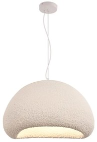 Φωτιστικό Οροφής Κρεμαστό 4067-Β 1xE27 D50cm Off White Inlight