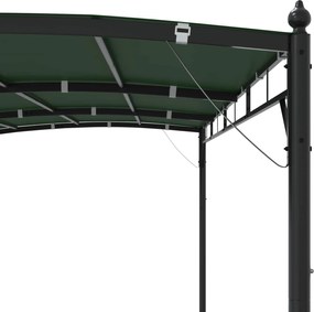 vidaXL Κιόσκι 4 x 3 x 2,55 m Πράσινο
