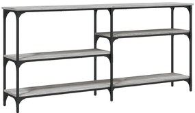 vidaXL Τραπέζι Κονσόλα Γκρι Sonoma 160x29x75 εκ. Επεξεργασμένο Ξύλο