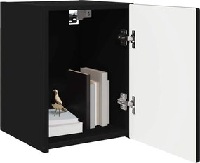 vidaXL Ντουλάπι Τηλεόρασης Τοίχου 30 x 31 x 40 εκ. Μαύρο
