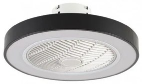 Ανεμιστήρας Οροφής LED 36W 3CCT Φ50 Chilko Inlight 101000320 Μαύρο