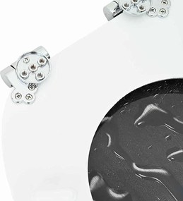 vidaXL Λεκάνη Γκρι 44 x 38 εκ. Πίνακας MDF