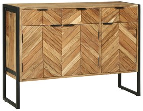 vidaXL Πλευρικός Ντούλαπας 100x30x75 cm Μασίφ Ξύλο Ακακίας