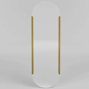 Καθρέπτης Τοίχου Caprice 552NOS2336 50x150cm Gold Aberto Design Μέταλλο
