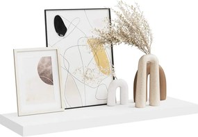 vidaXL Ράφι Τοίχου Άσπρο 80x23,5x3,8 εκ. από MDF