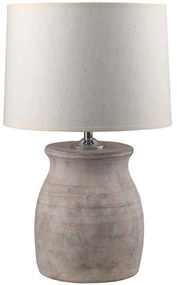 Φωτιστικό Επιτραπέζιο Ilida 032192 26x26x59cm Ε27 40W Grey-Beige