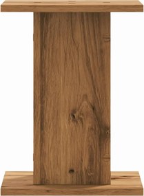 vidaXL Βάσεις Φυτών 2 τεμ. Αρτισιανή Δρυς 30x30x40 εκ. Επεξ. Ξύλο